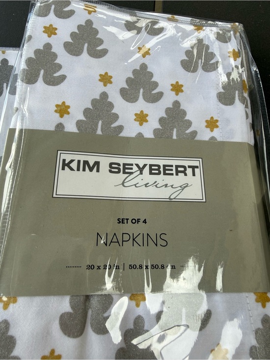 Kim Seybert Living Other - NWT 16 total Kim Seybert Living square cotton napkins - 4 packs of 4 each pack